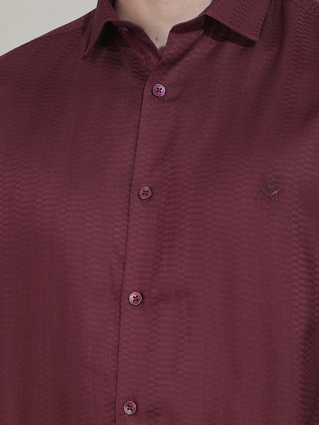 Deep Burgundy Maroon Shirt