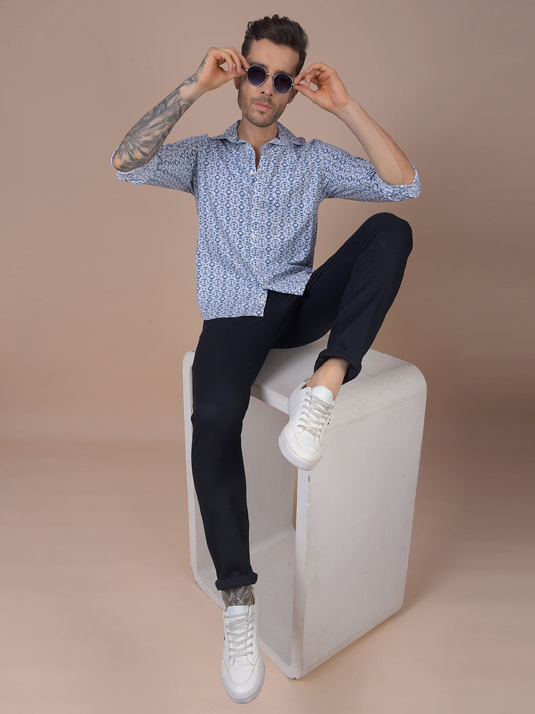 Elevated Navy blue Trousers