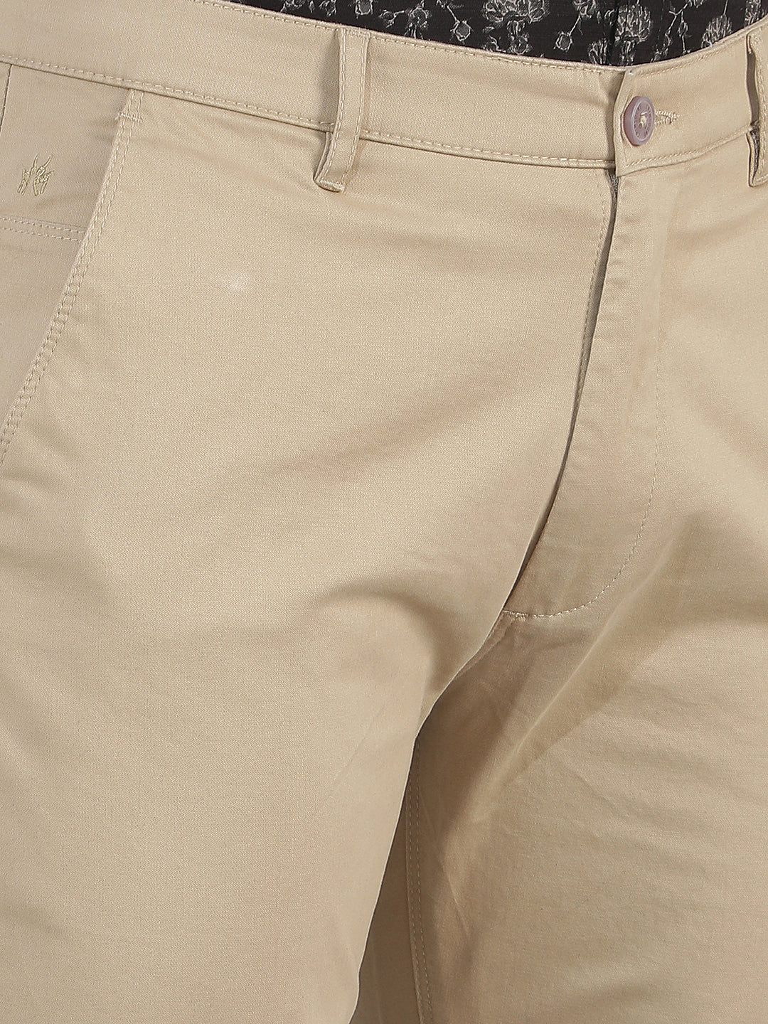 Tailored Latte Beige Straight Trousers