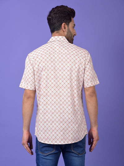 Red Printed Shirt