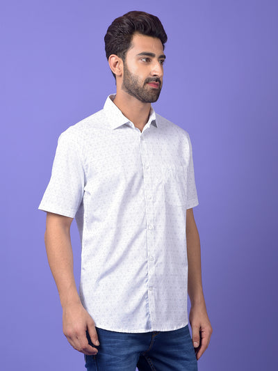 White Printed Shirt