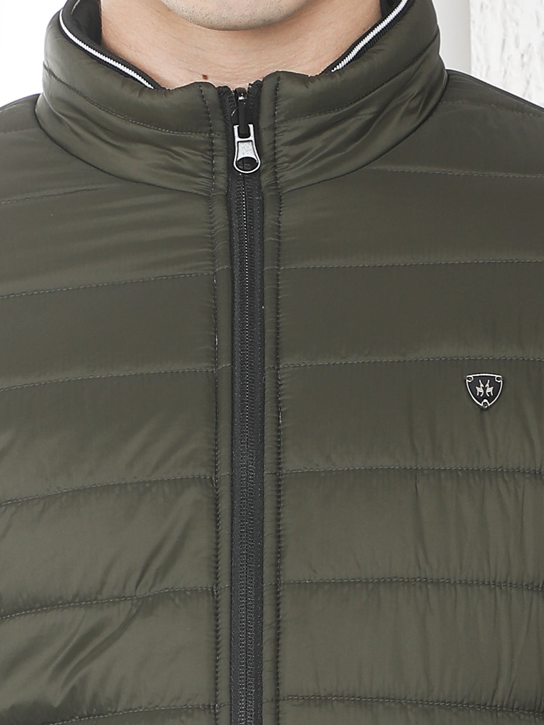 Olive Quilted Reversible Jacket