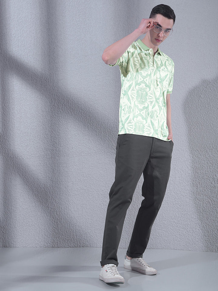 Green Printed T-Shirt