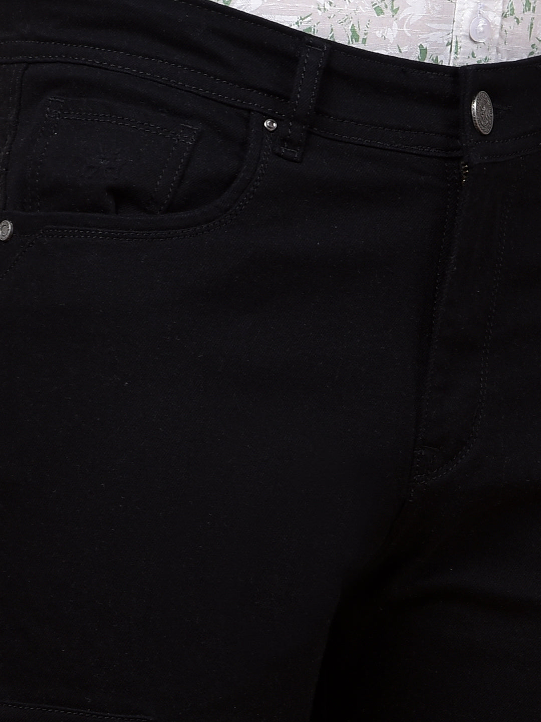 Black Straight Cargo Jeans