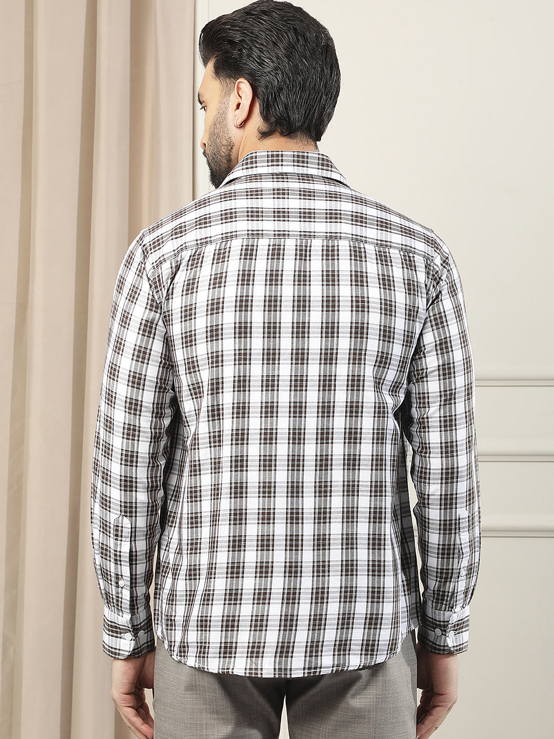 Urban Midnight Black Checked Shirt