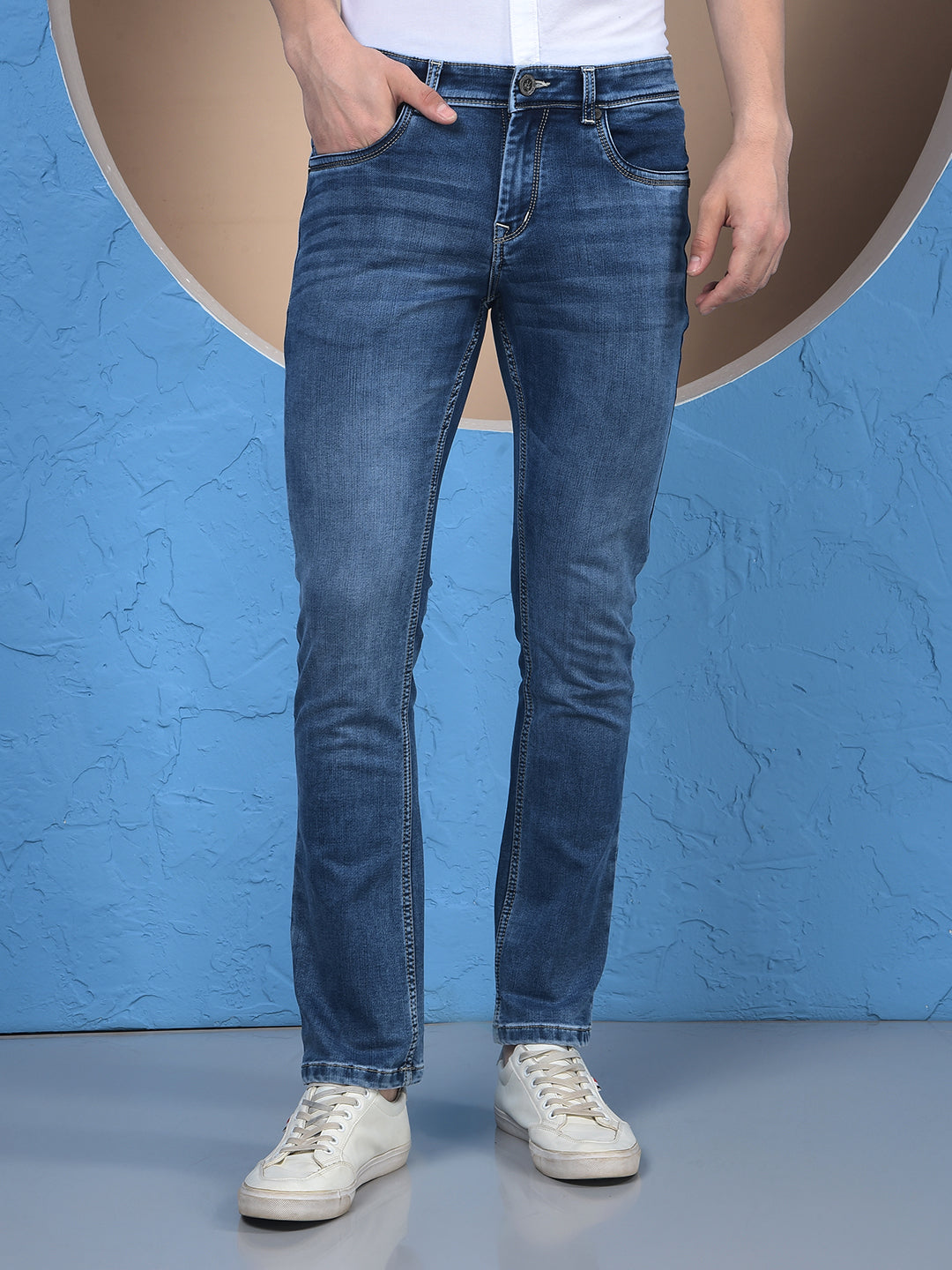 Blue Jeans-Men Jeans-Crimsoune Club