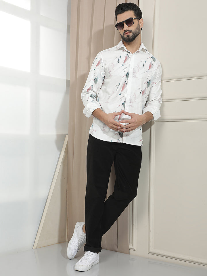 Black Straight Corduroy Trousers
