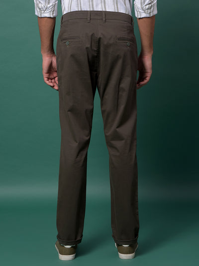 Edgy Olive Trousers