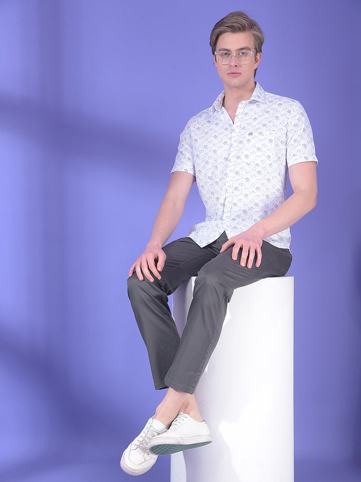 Olive Dobby Trousers