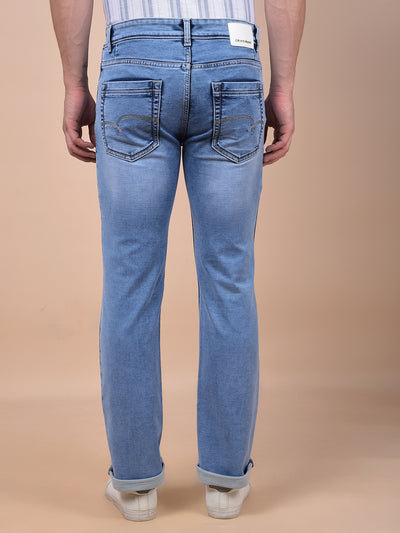 Urban Straight Blue Straight Jeans