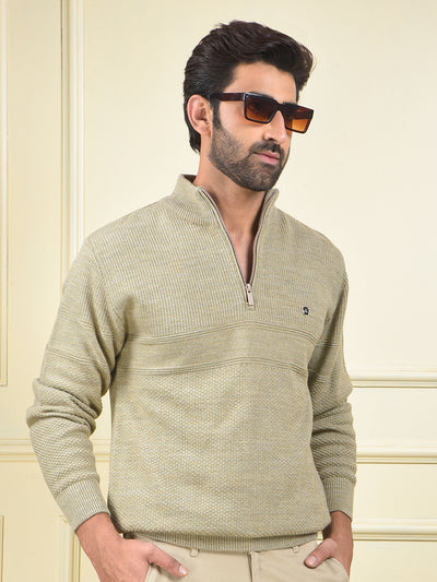 Lightweight Beige Knitted Sweater