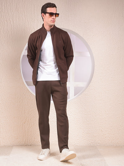 Brown Knitted Trackpants