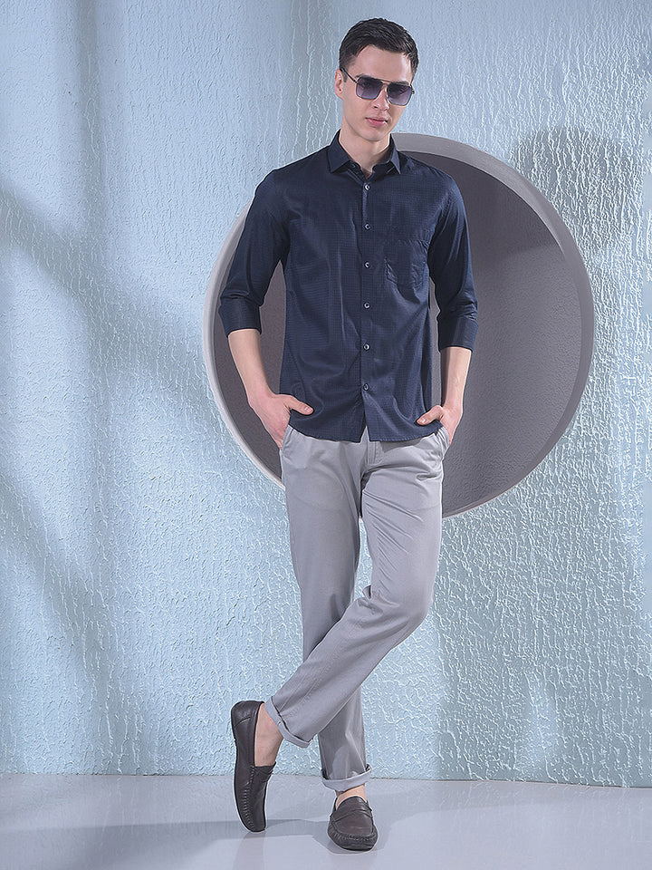 Classic Navy Blue Shirt