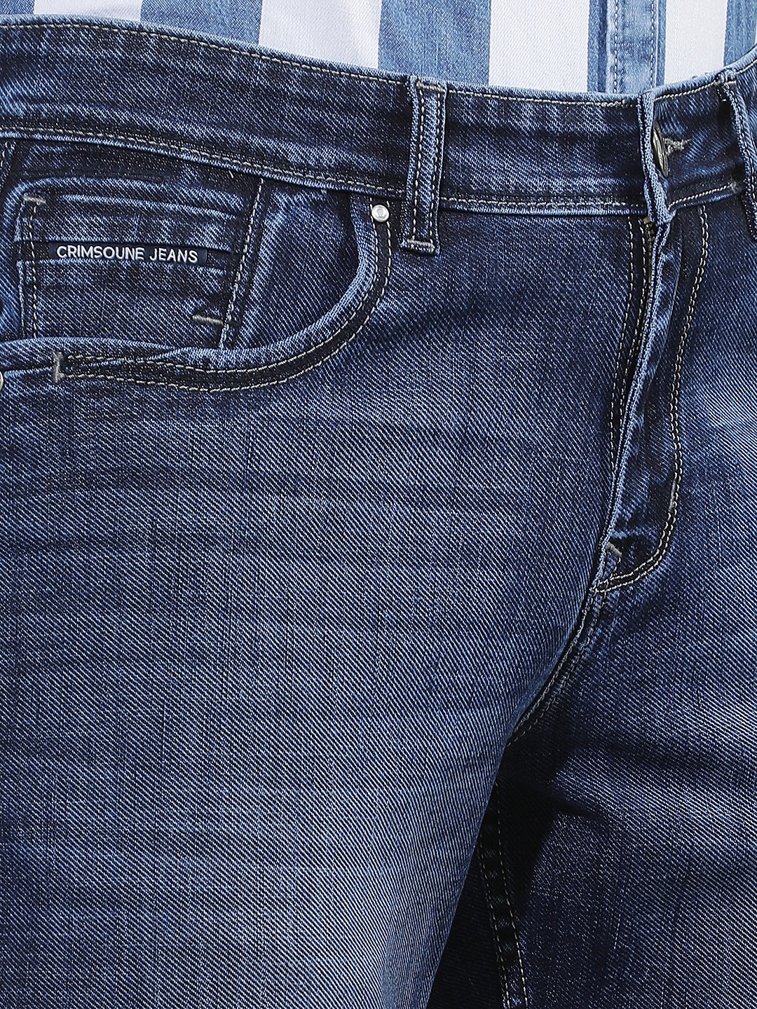 Essential Sky Blue Straight Jeans