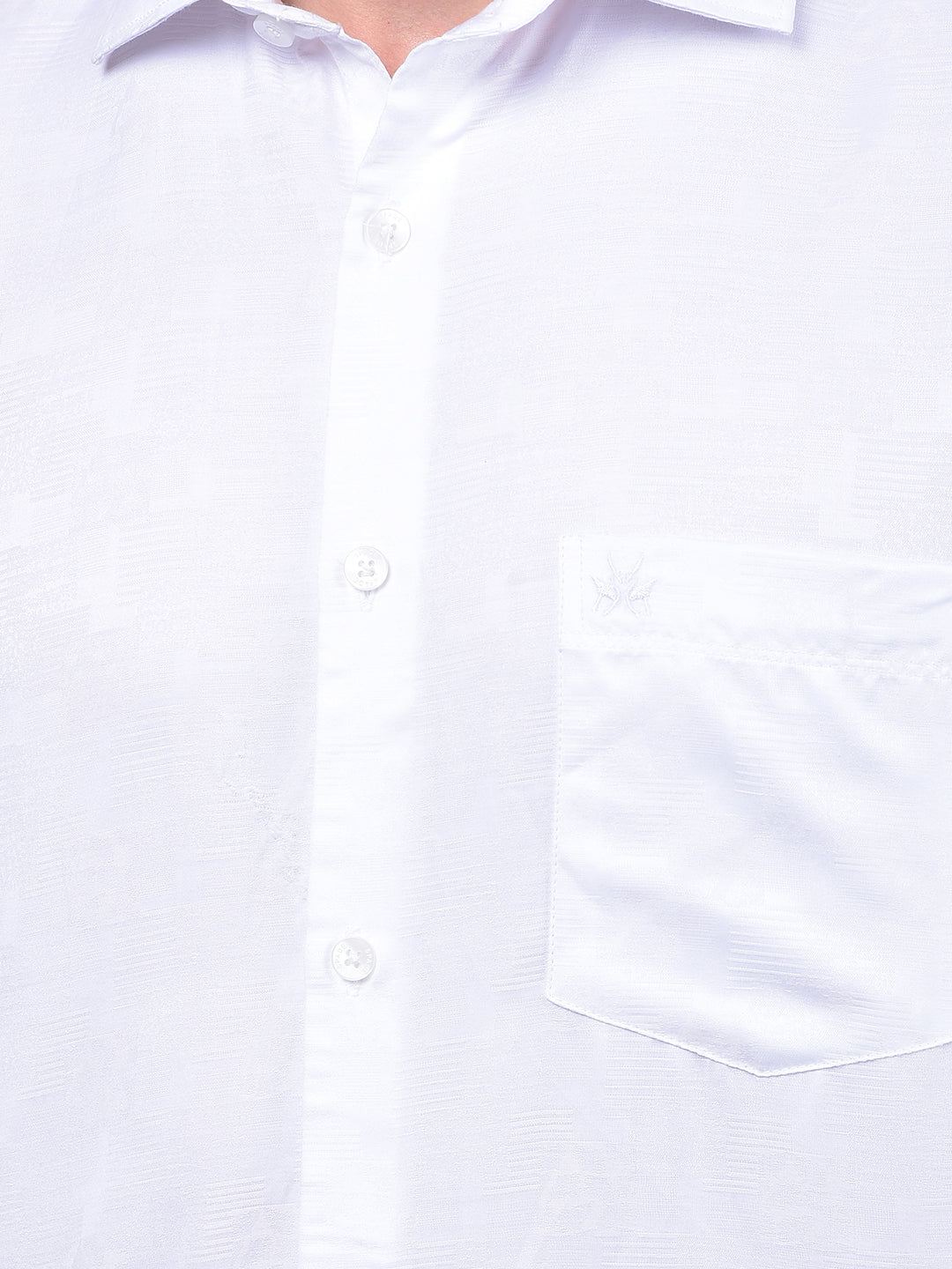 Iconic White Printed Shirt