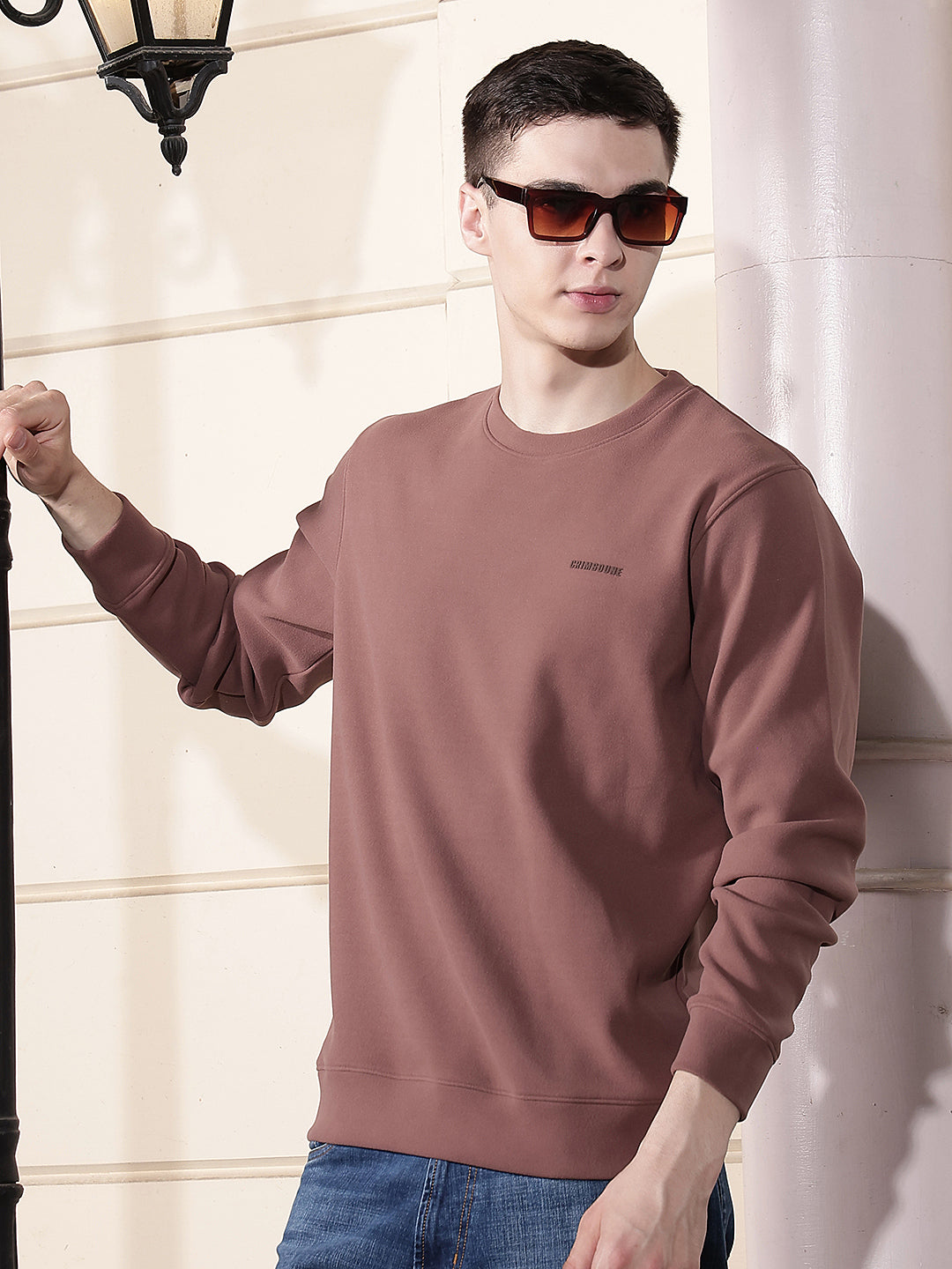Relaxed Cocoa Brown Sweatshirt