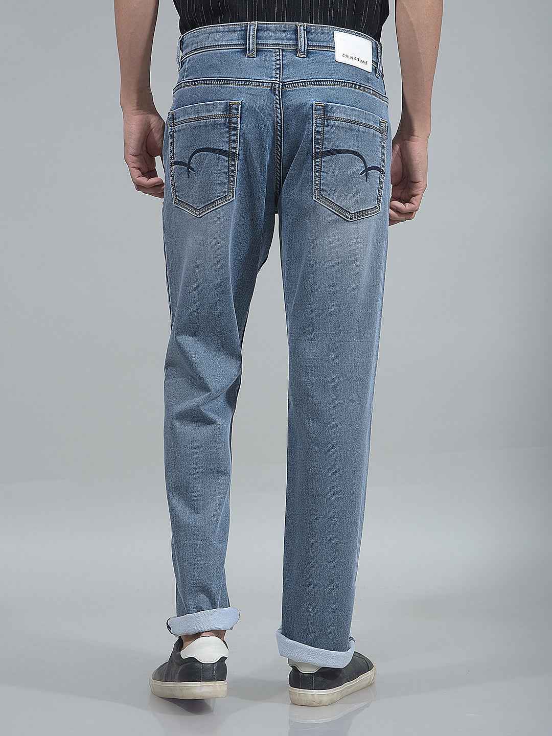 Indigo Blue Straight Jeans