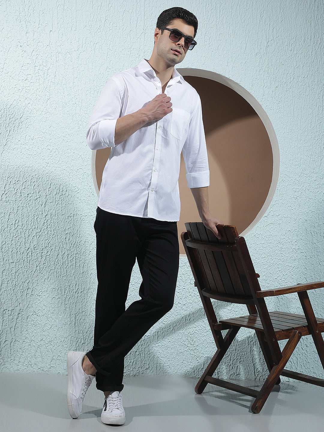 Deep Navy Navy Blue Trousers