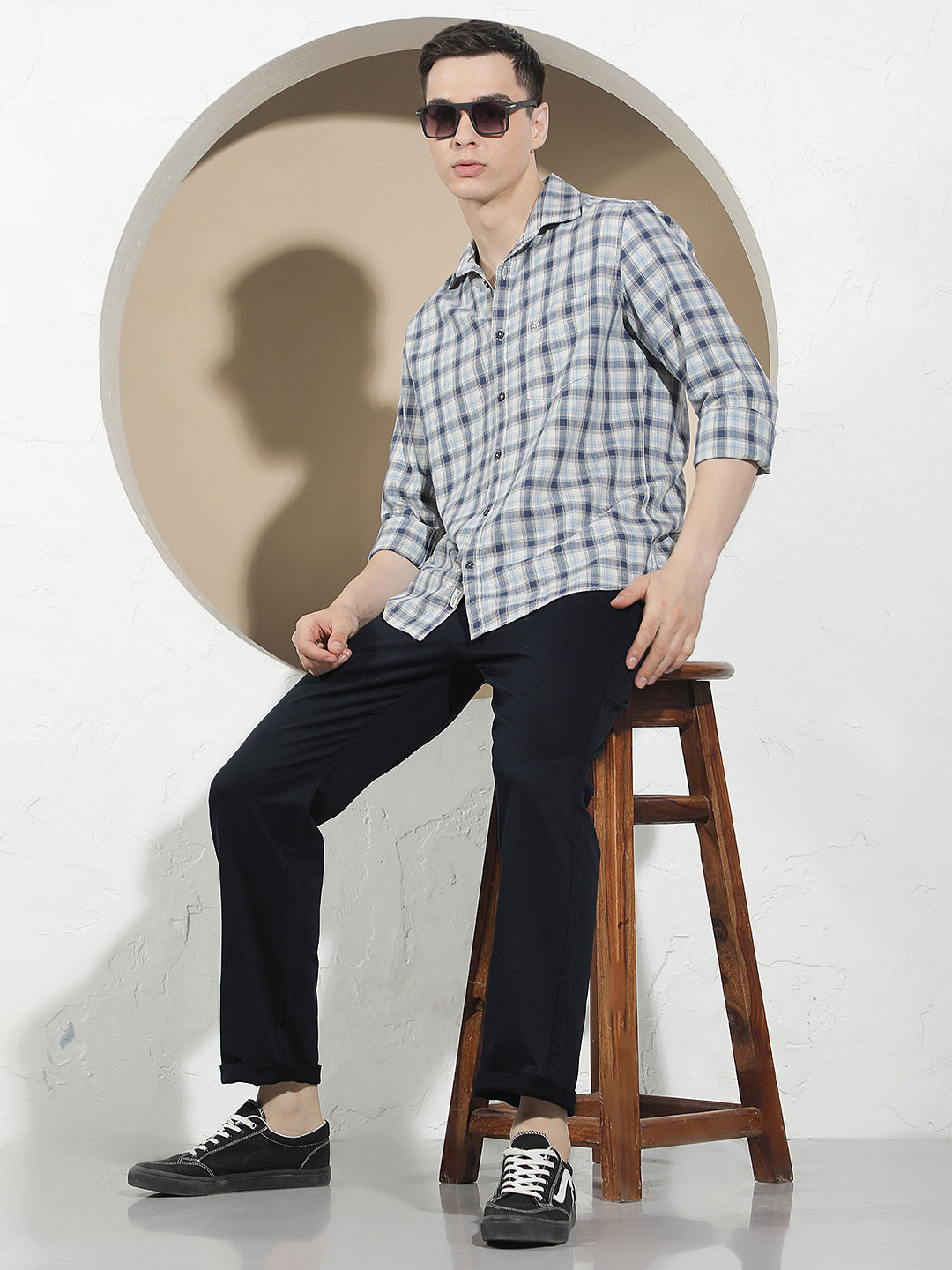 Contemporary Midnight Navy Navy Blue Trousers