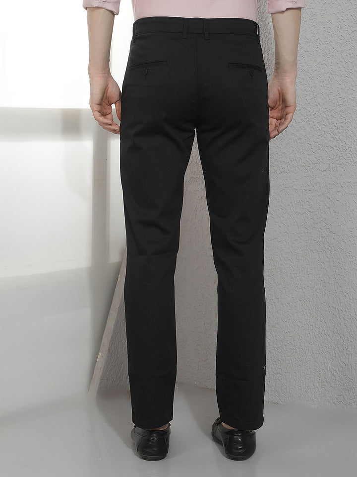 Black Straight Trousers