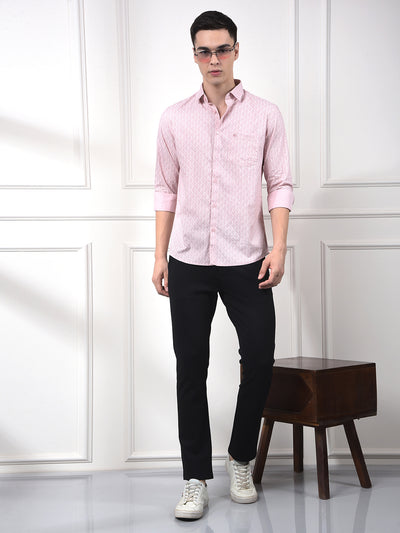 Flamingo Vibe Patterned Shirt