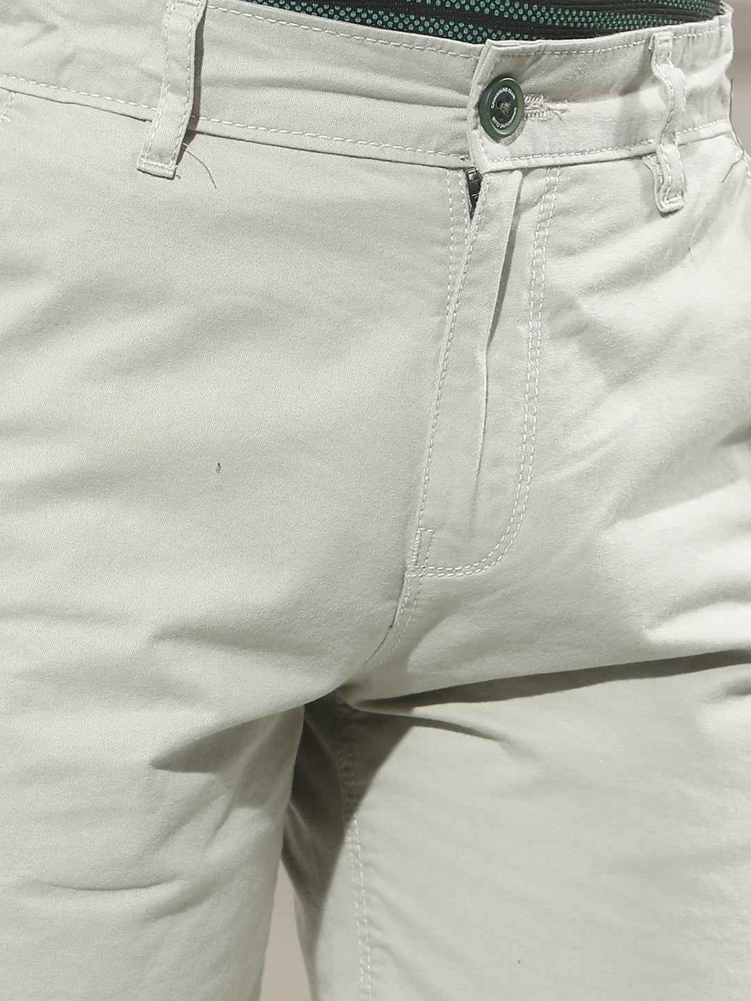Sage Green 100% Cotton Shorts