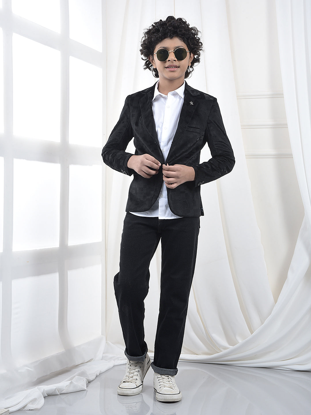 Dapper Black Straight Jeans