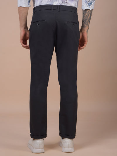Black Printed Trousers