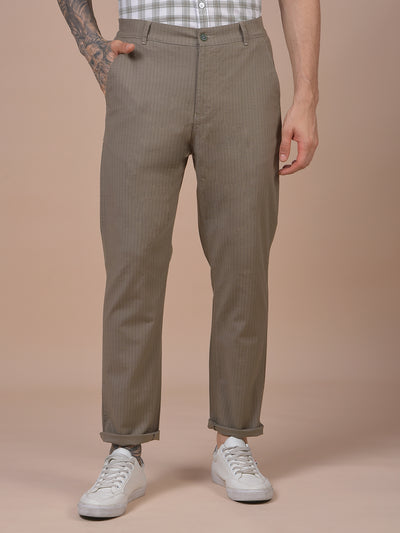 Olive Printed Trousers