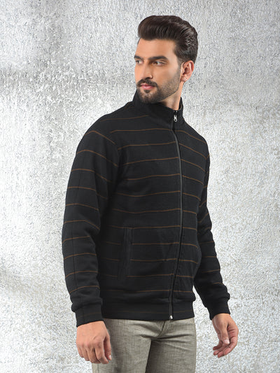 Black Checked Reversible Jacket