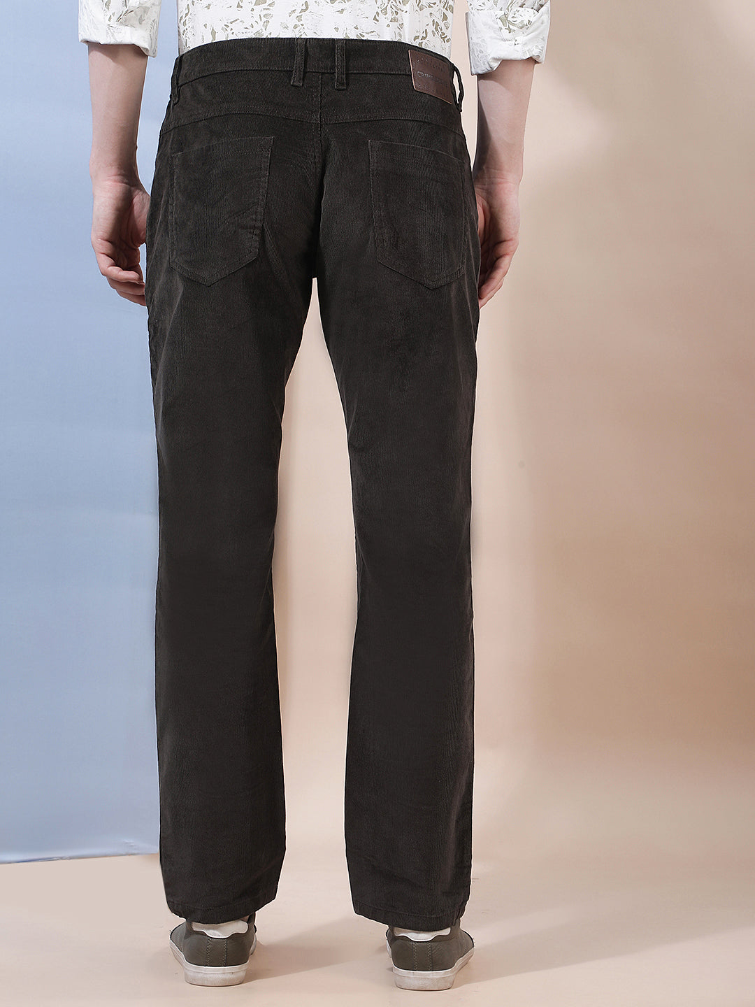 Modern Forest Olive Corduroy Trousers