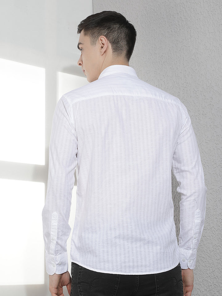 White Striped Shirt