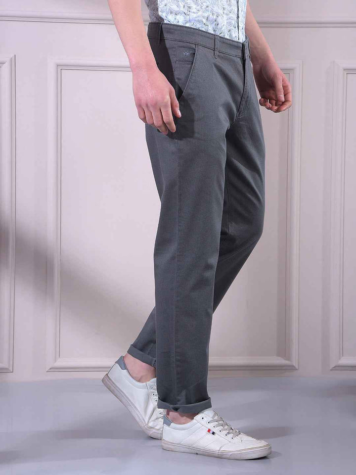 Grey Chinos Trousers