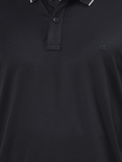 Swanky Black Polo Neck T-Shirt