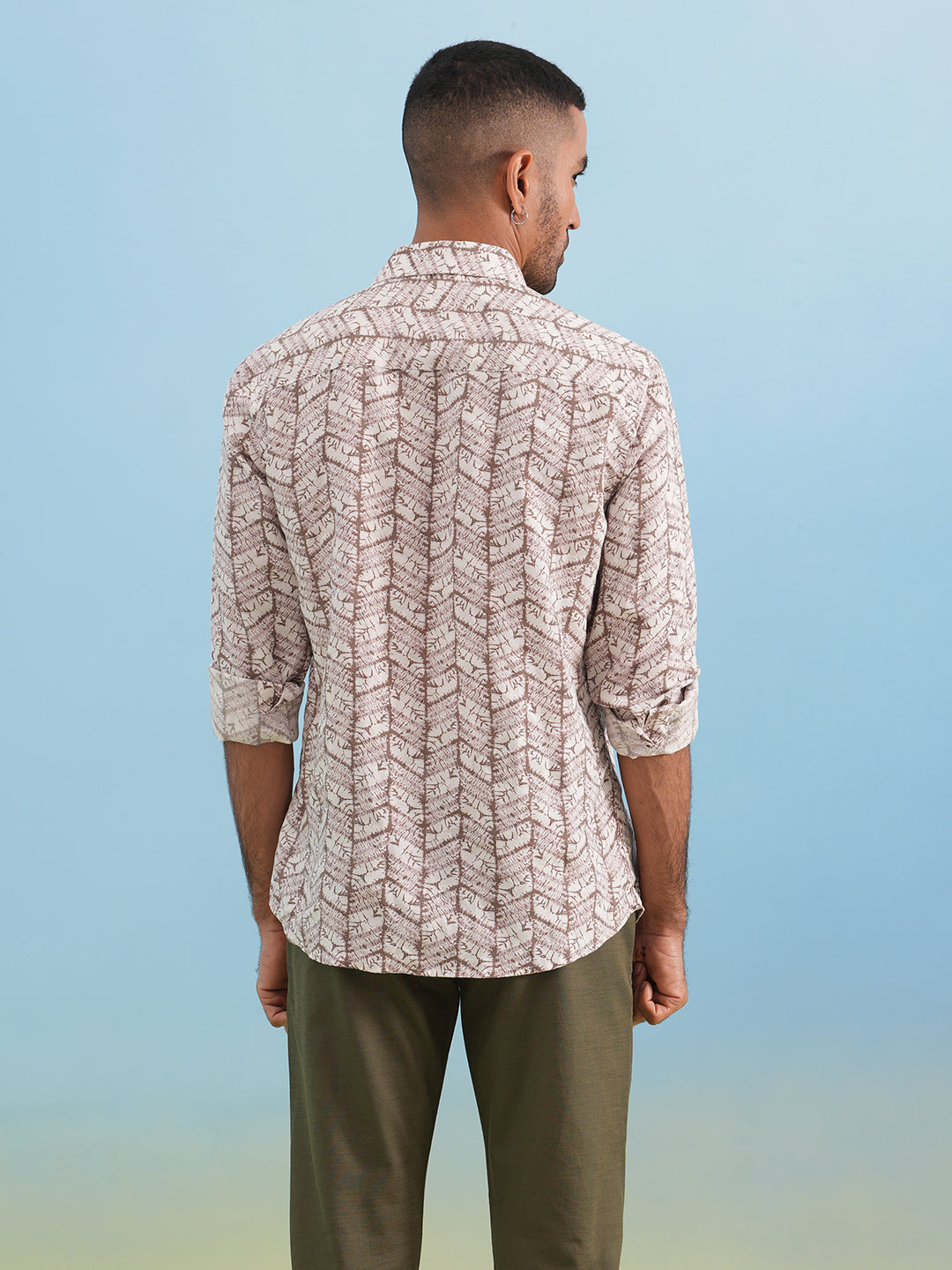 Minimal Aesthetic Casual Beige Shirt