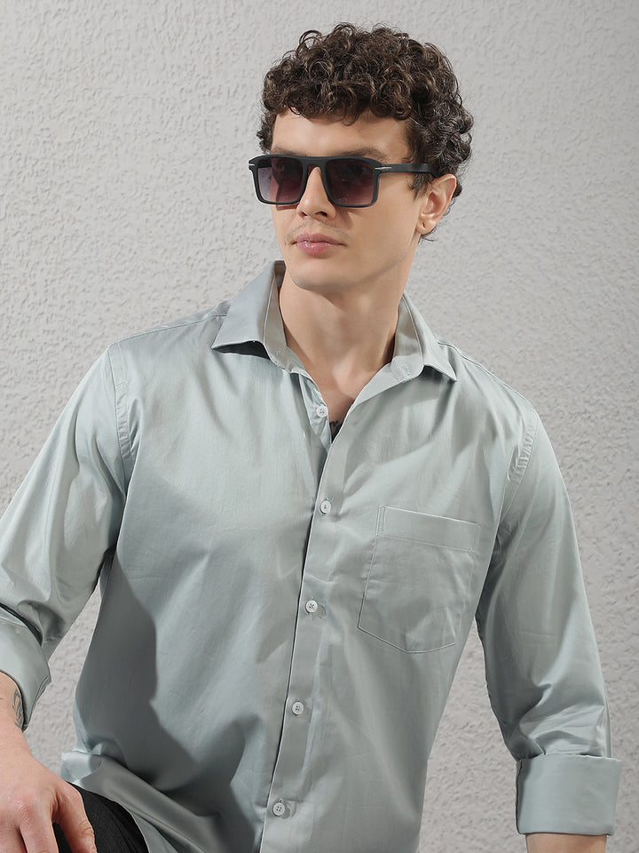 Classic Cobalt Blue Shirt