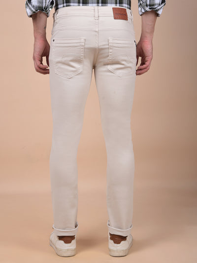 Urban Straight Beige Jeans