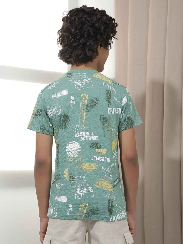 Green Graphic Printed T-Shirt