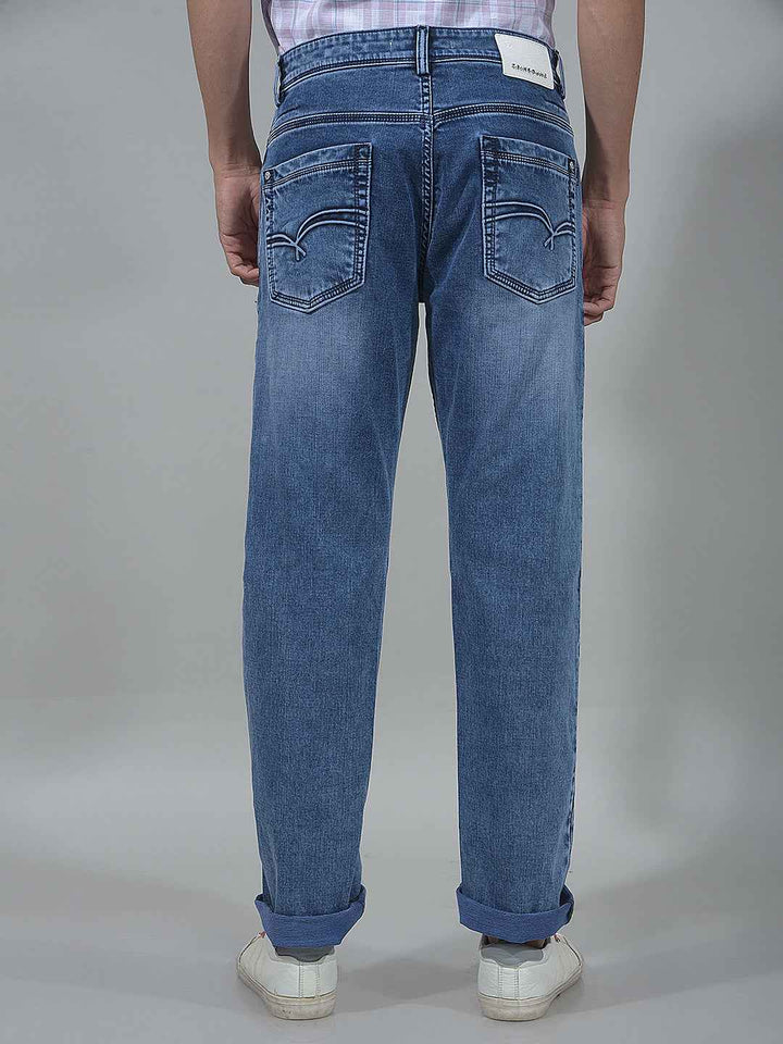 Classic Blue Straight Jeans
