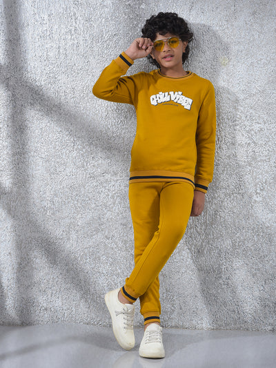 Relaxed Fit Mustard Joggers