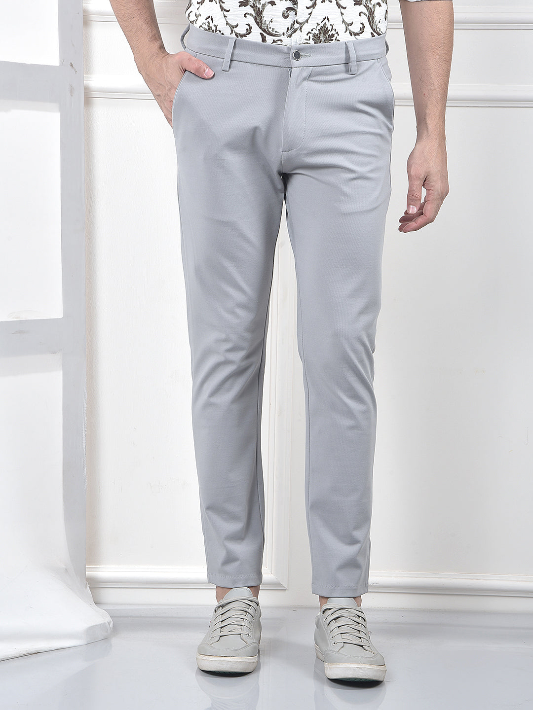 Grey Smart Trousers