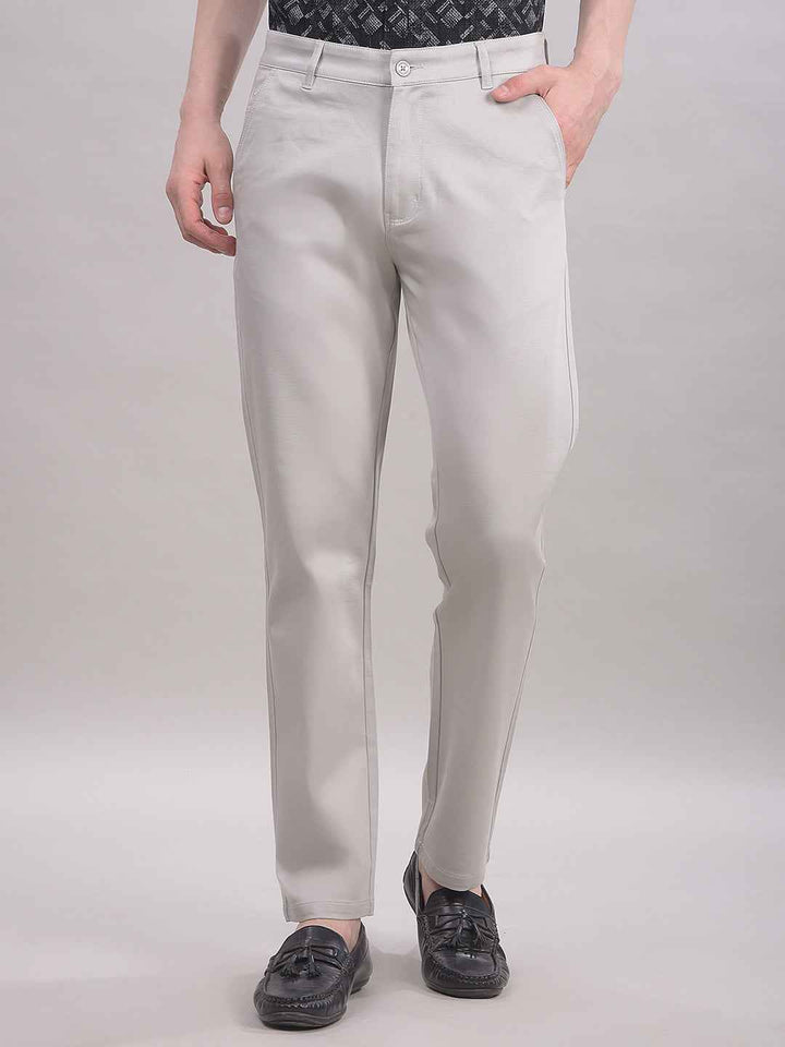 Mint Smart Casual Straight Trousers
