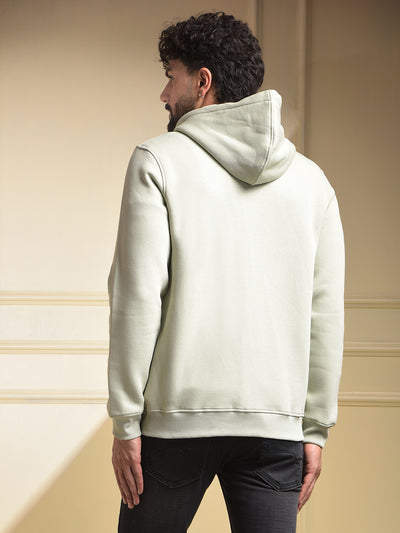 Swanky Green Hooded Neck Sweatshirt