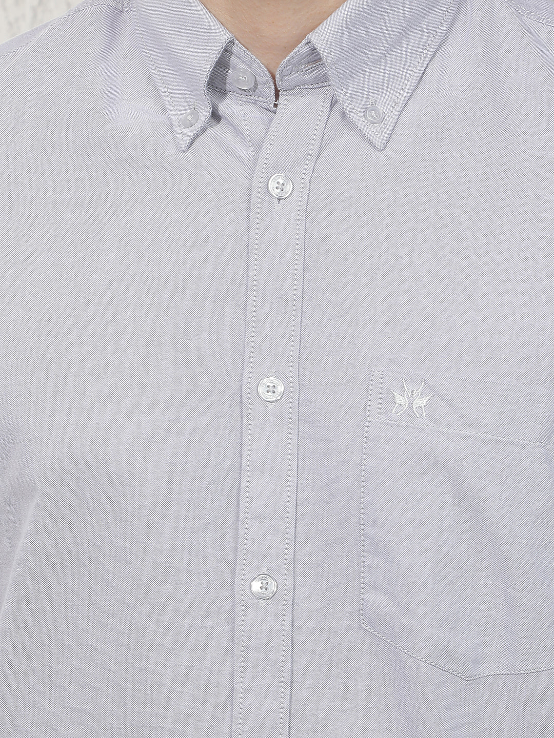 Grey 100% Cotton Shirt