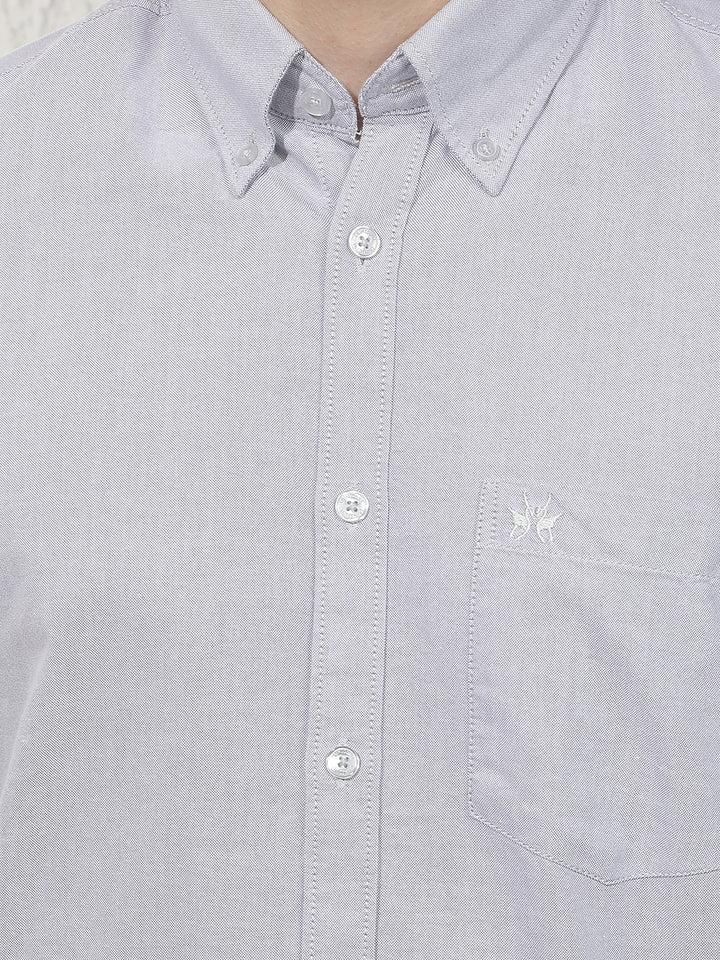 Grey 100% Cotton Shirt