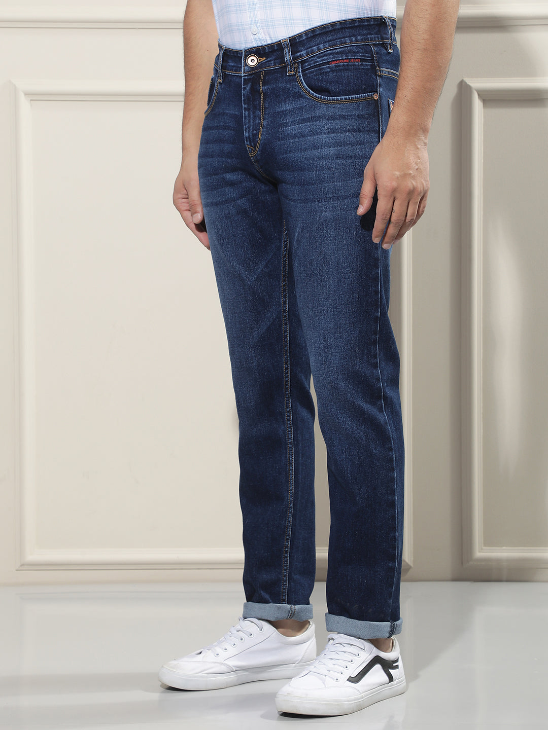 Classic Deep Blue Jeans