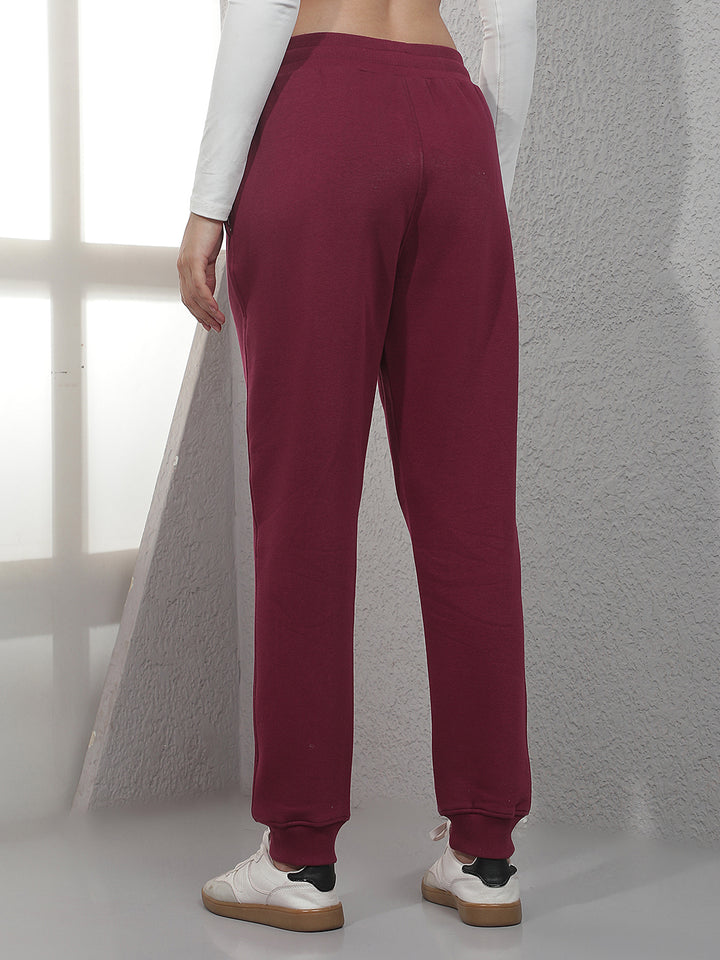 Sleek Burgundy Maroon Jogger