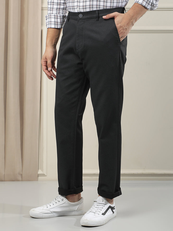 Black Essential Wear Trousers