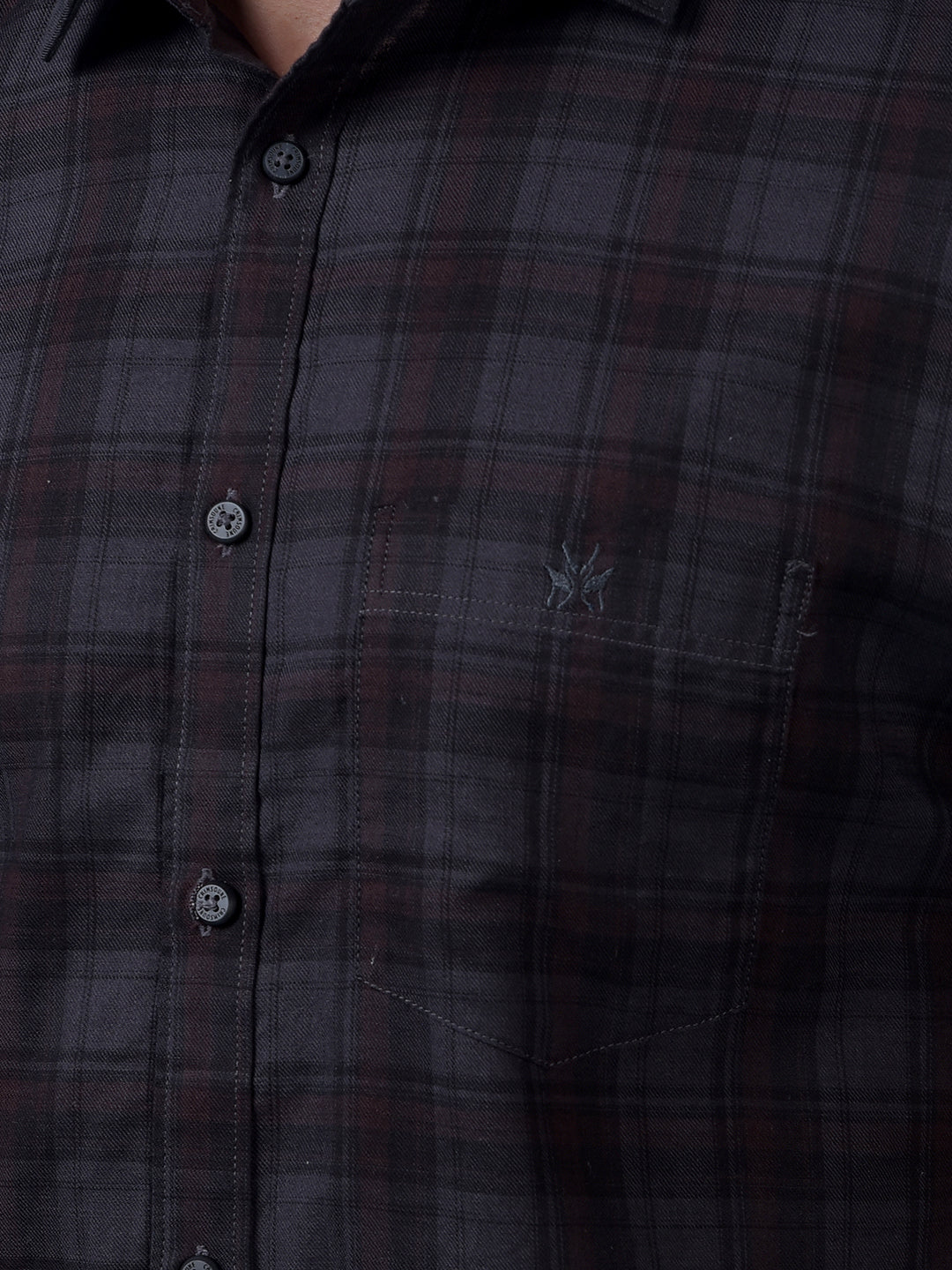 Green Checked 100% Cotton Shirt
