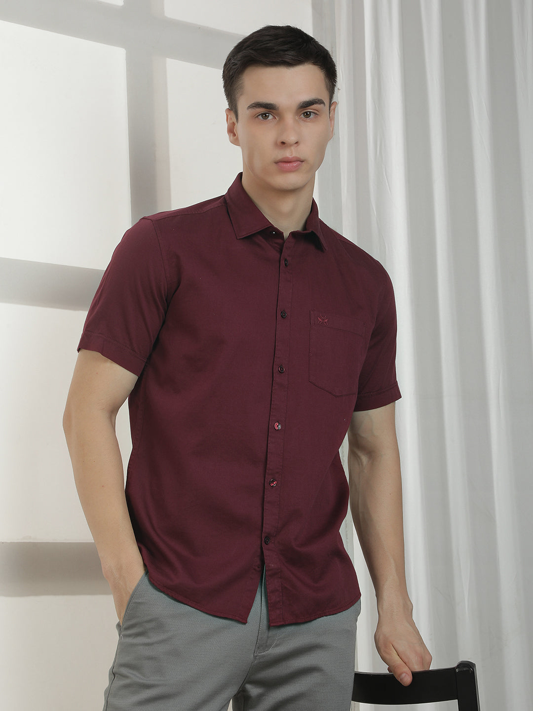 Essential Burgundy Maroon Shirt
